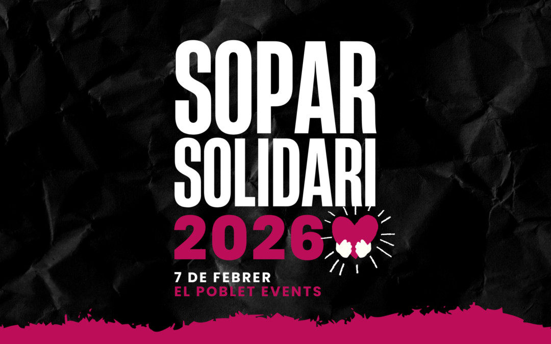 Apúntate al Sopar Solidari 2026 de Amunt Contra el Càncer