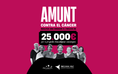 Donamos 25.000 euros al INCLIVA para apoyar sus proyectos de investigación contra el cáncer