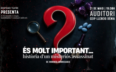 Vuelve el teatro solidario: “És molt important…” llega mañana al Auditori del CEIP Llebeig